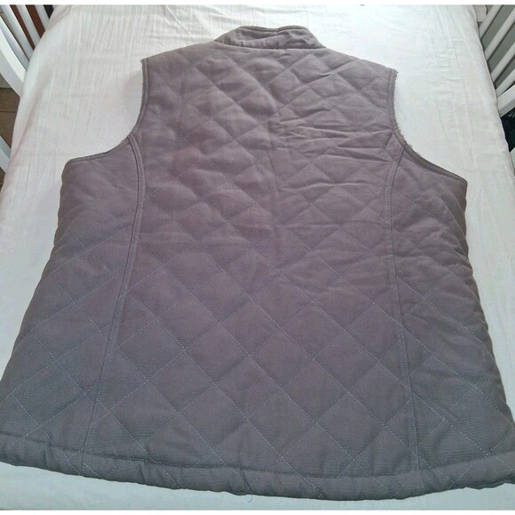 Wolverine Women's Belmont Sherpa Lined Quilted PEWTER Vest Large - Picture 2 of 10
